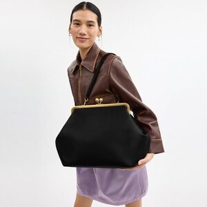 Coach Large Kisslock Frame Bag